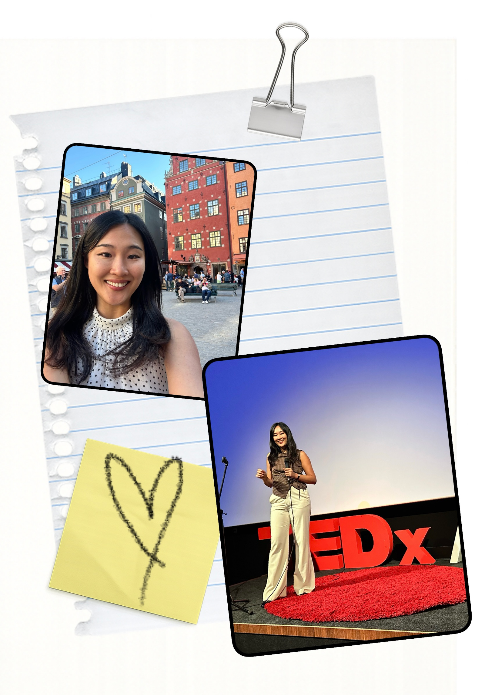 Anita Chen 的旅行與 TEDx 阿姆斯特丹講者剪貼影像
